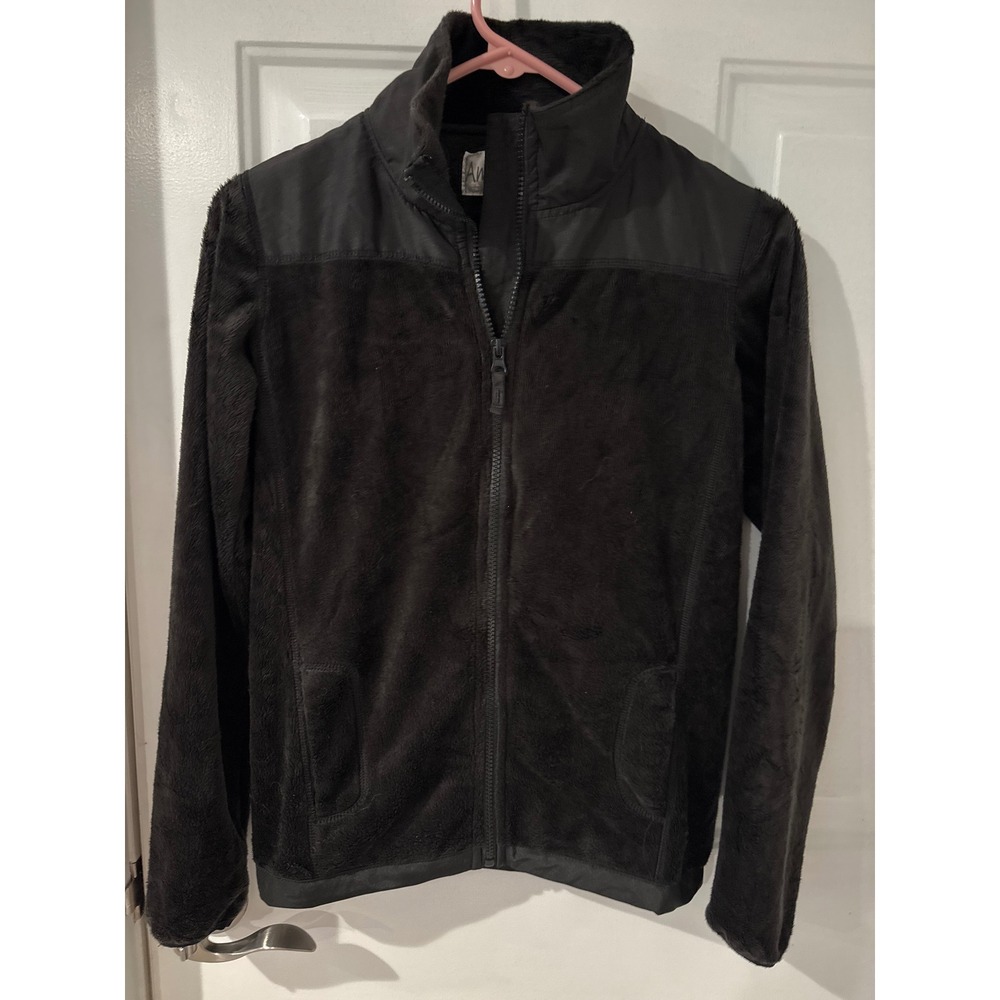 Amie‎ Smith Fleece Jacket Full Zip Black Women's Small